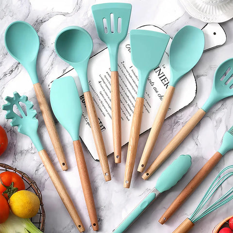 12-Piece Silicone Kitchen Utensil Set