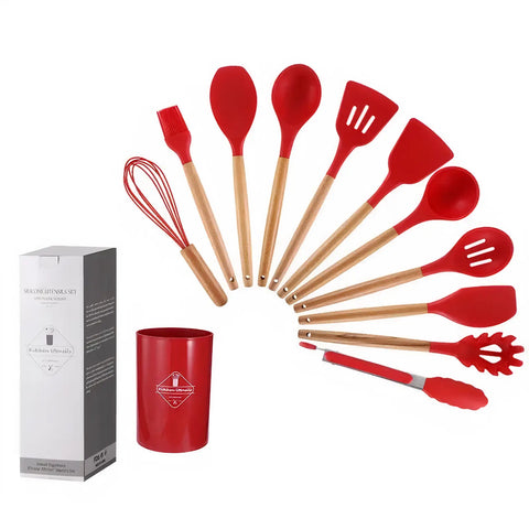 12-Piece Silicone Kitchen Utensil Set