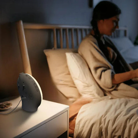 Luxury Alarm Clock Lamp with Sunrise Simulation and Soothing Mood Lighting