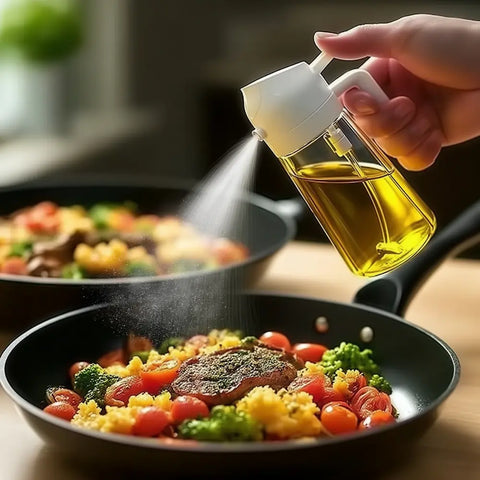 2-in-1 Cooking Oil Sprayer and Pour Bottle