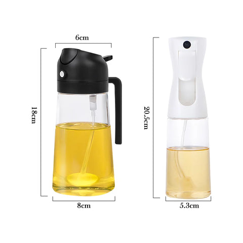 2-in-1 Cooking Oil Sprayer and Pour Bottle