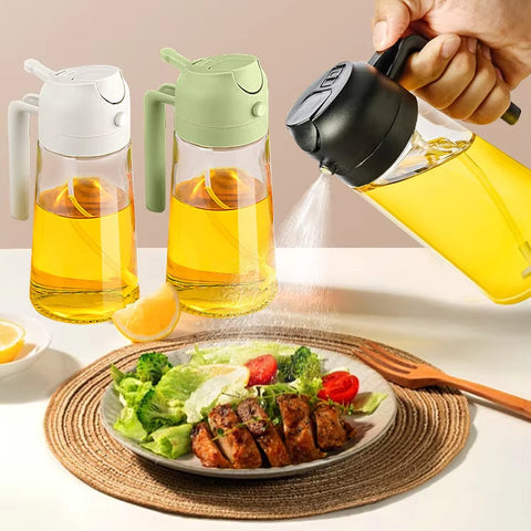 2-in-1 Cooking Oil Sprayer and Pour Bottle