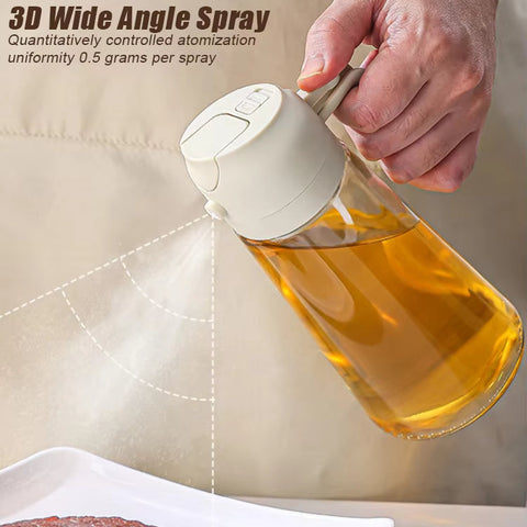 2-in-1 Cooking Oil Sprayer and Pour Bottle