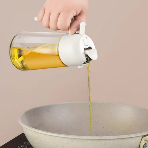 2-in-1 Cooking Oil Sprayer and Pour Bottle