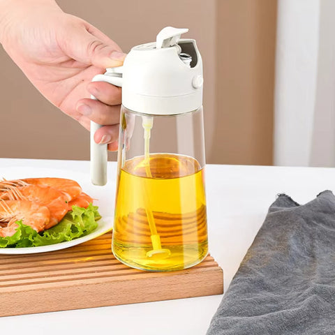 2-in-1 Cooking Oil Sprayer and Pour Bottle