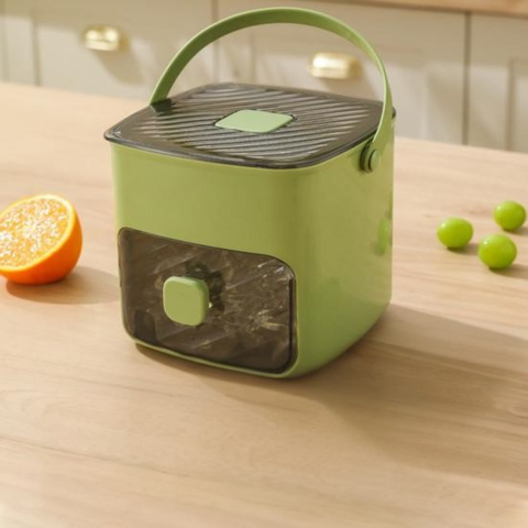 FrostEase Ice Maker Tray with Built-In Storage Drawer