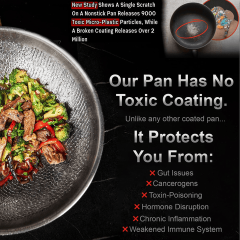 Stainless Steel Frying Pan – Durable, Safe & Coating-Free