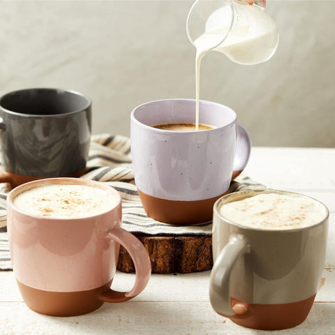 Colorful Ceramic Coffee Mugs Set of 6