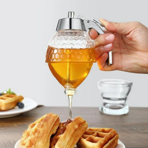 Stylish and Handy Honey Dispenser