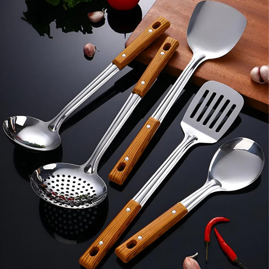 LUXURY STEEL – Premium stainless steel kitchen utensils with a elegant design