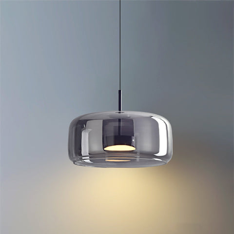 Vintage LED Pendant with Gold & Glass Charm