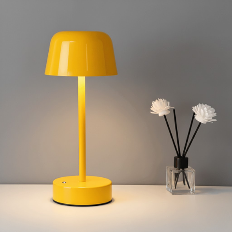 Colorful Retro LED Table Lamp – Wireless, USB Rechargeable
