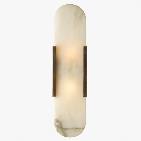 Marble Wall Sconce – Modern Ambient Stone Light