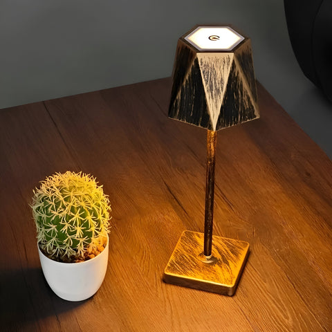 Portable Rechargeable Table Lamp – Dimmable Vintage LED Light
