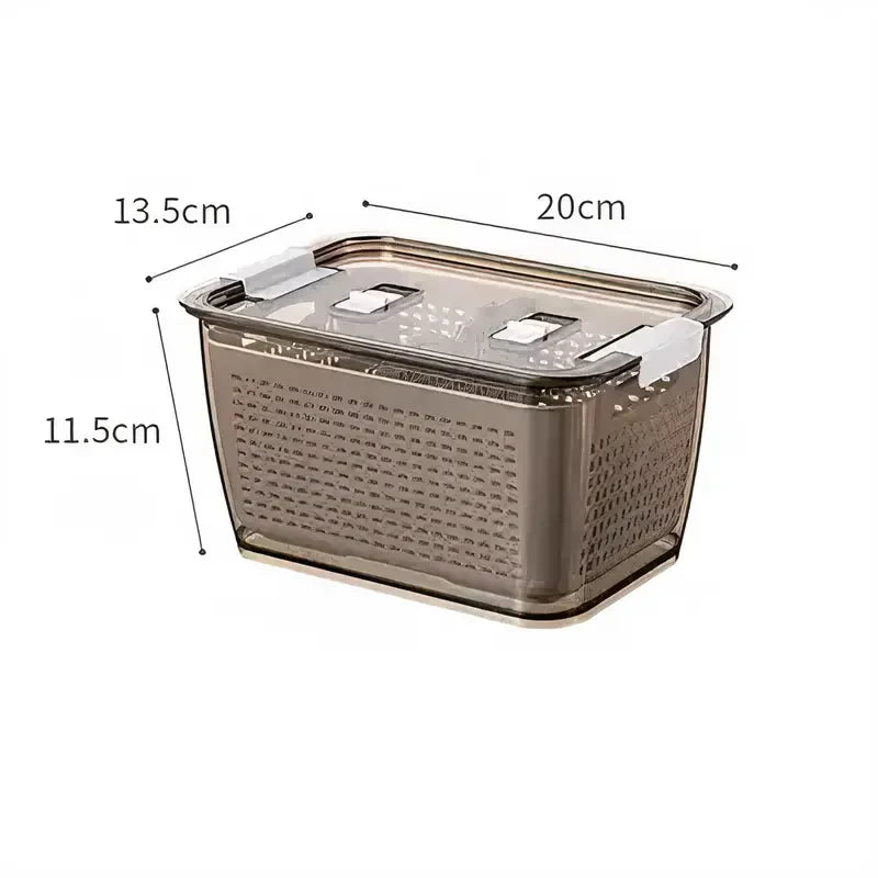 Multifunctional Large Capacity Fridge Storage Basket
