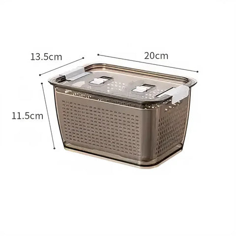 Multifunctional Large Capacity Fridge Storage Basket