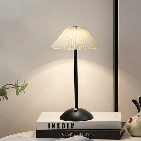 AluBrite – Rechargeable Aluminium LED Umbrella Lamp with Touch Dimmer