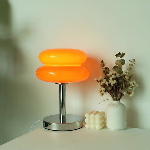 Macaron-Inspired Table Lamp – Elegant Glass Lamp for Vibrant Room Ambiance