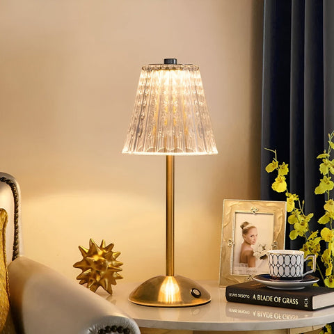 EleGlow – Vintage-Inspired Cordless Table Lamp with Adjustable Light