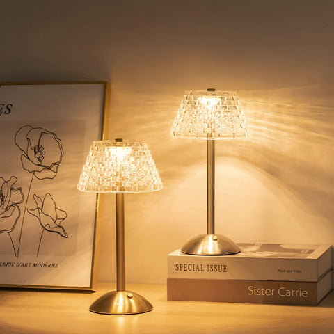EleGlow – Vintage-Inspired Cordless Table Lamp with Adjustable Light