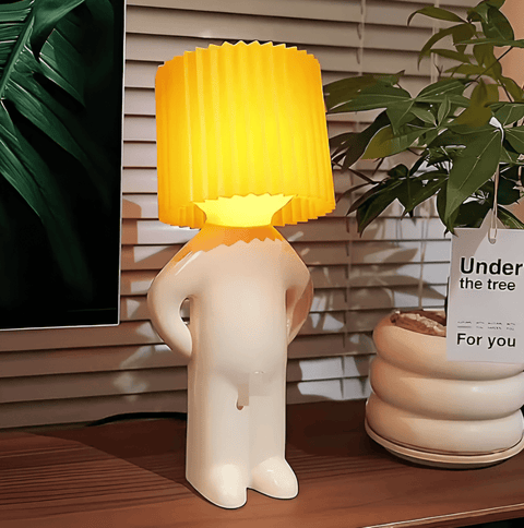 Lil’Lad Table Lamp – Creative LED Lamp with Cute Shy Boy Design