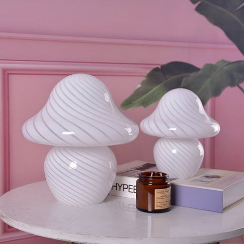 Elegant Mushroom Table Lamp – Cozy LED Lighting for Modern Home Decor