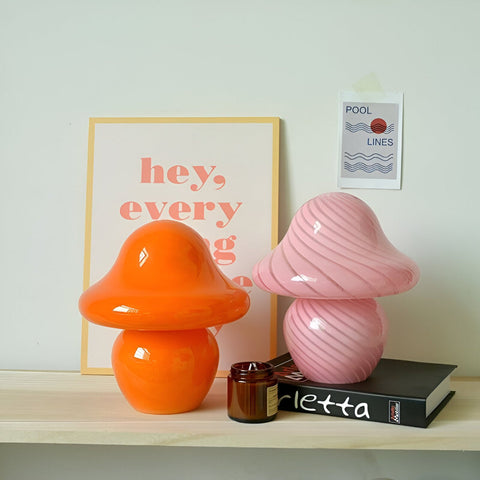 Elegant Mushroom Table Lamp – Cozy LED Lighting for Modern Home Decor
