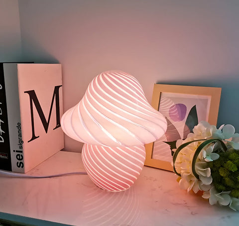 Elegant Mushroom Table Lamp – Cozy LED Lighting for Modern Home Decor