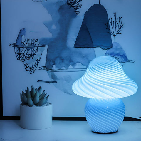 Elegant Mushroom Table Lamp – Cozy LED Lighting for Modern Home Decor