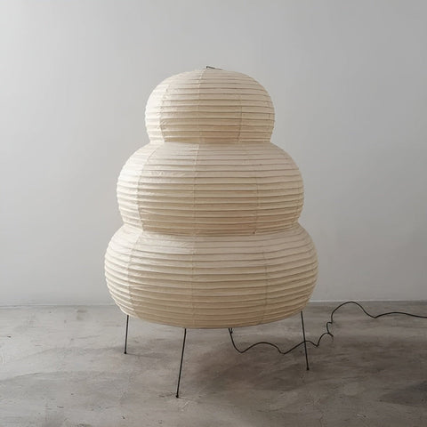 Zen Glow – Japanese-Inspired Rice Paper Floor Lamp with Adjustable Light