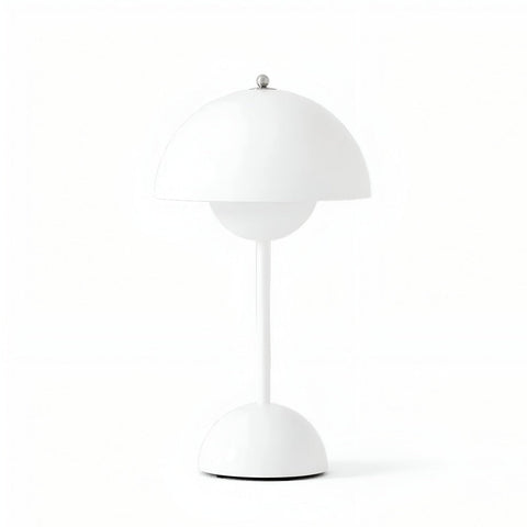 Elegant Glow LED Table Lamp – Cordless & Dimmable Mushroom Design
