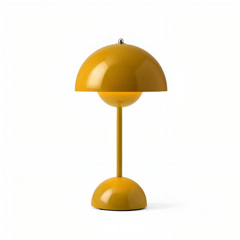 Elegant Glow LED Table Lamp – Cordless & Dimmable Mushroom Design