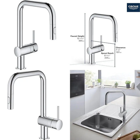 Premium Pull-Down Kitchen Faucet in Polished Chrome