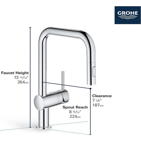 Premium Pull-Down Kitchen Faucet in Polished Chrome