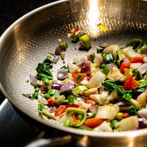 Hammered Wok Pan – Non-Stick, Durable & Toxin-Free