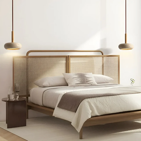 LED Ceiling Lamp - Lumora - Retro Japanese Design - Adjustable Pendant Light