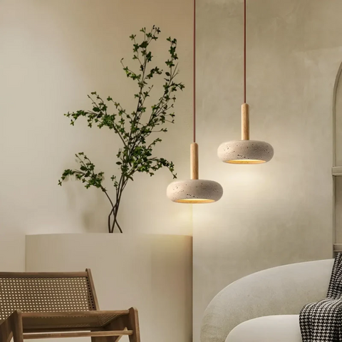 LED Ceiling Lamp - Lumora - Retro Japanese Design - Adjustable Pendant Light