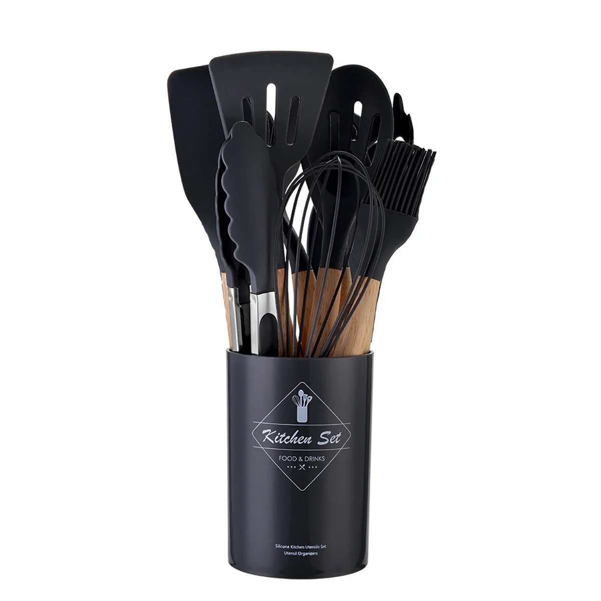 12-Piece Silicone Kitchen Utensils Set
