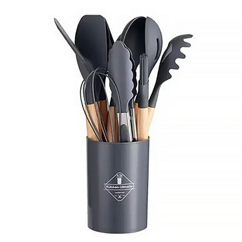 12-Piece Silicone Kitchen Utensils Set
