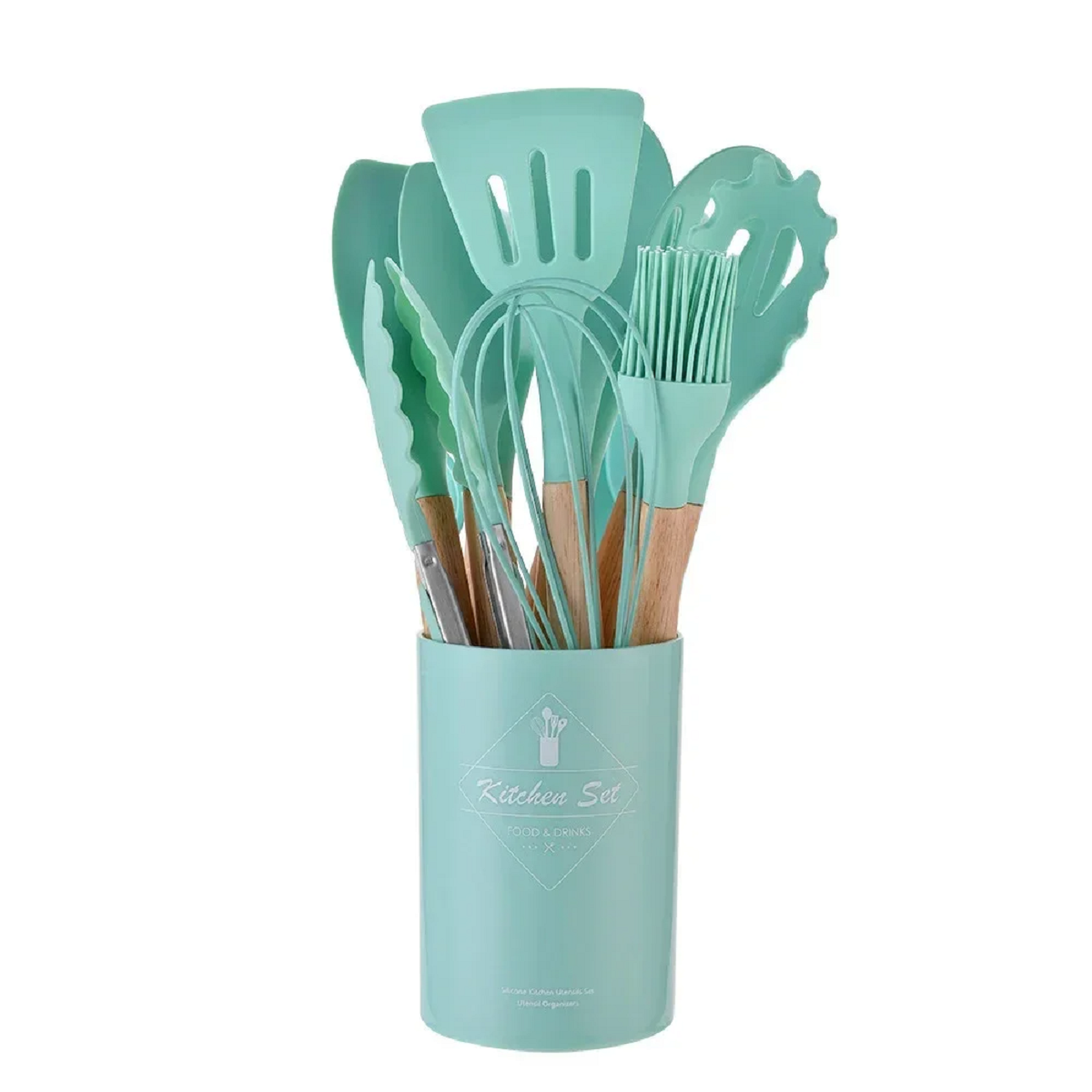 12-Piece Silicone Kitchen Utensils Set
