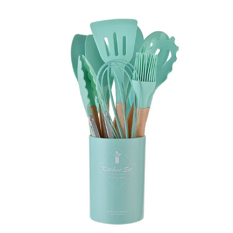 12-Piece Silicone Kitchen Utensils Set