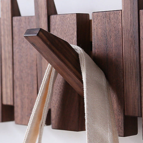 Luxury Wooden Piano Coatrack – Handcrafted Wall-Mounted Design