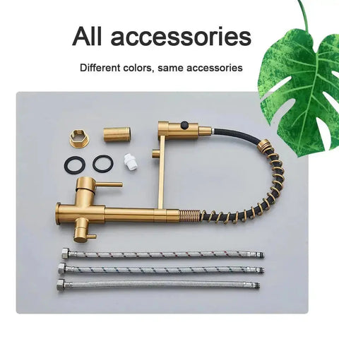 Pull-Down Kitchen Faucet 3-Way Filter