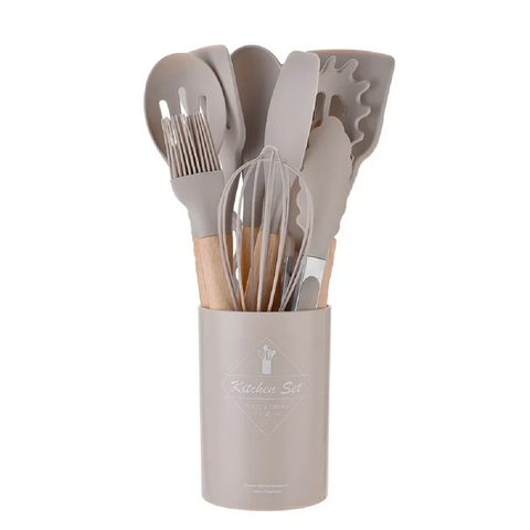 12-Piece Silicone Kitchen Utensils Set