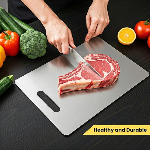 Titanium Stainless Steel Cutting Board