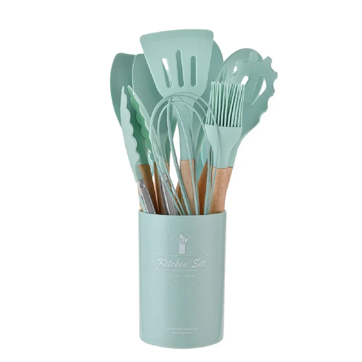 12-Piece Silicone Kitchen Utensils Set