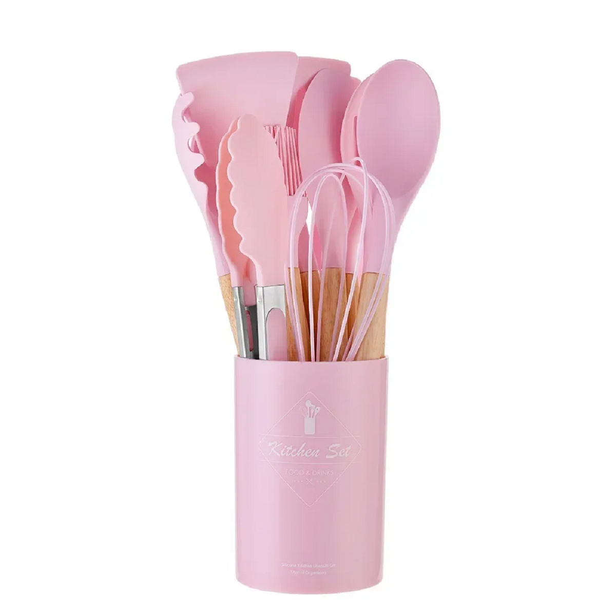 12-Piece Silicone Kitchen Utensils Set