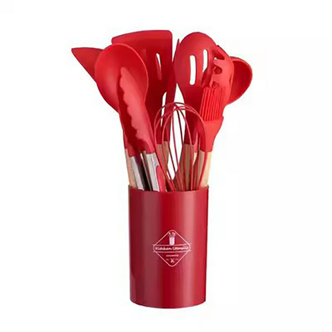 12-Piece Silicone Kitchen Utensils Set