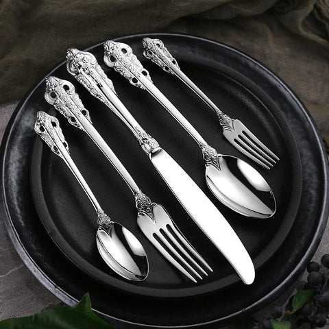Regalia Golden Stainless Steel Cutlery Set
